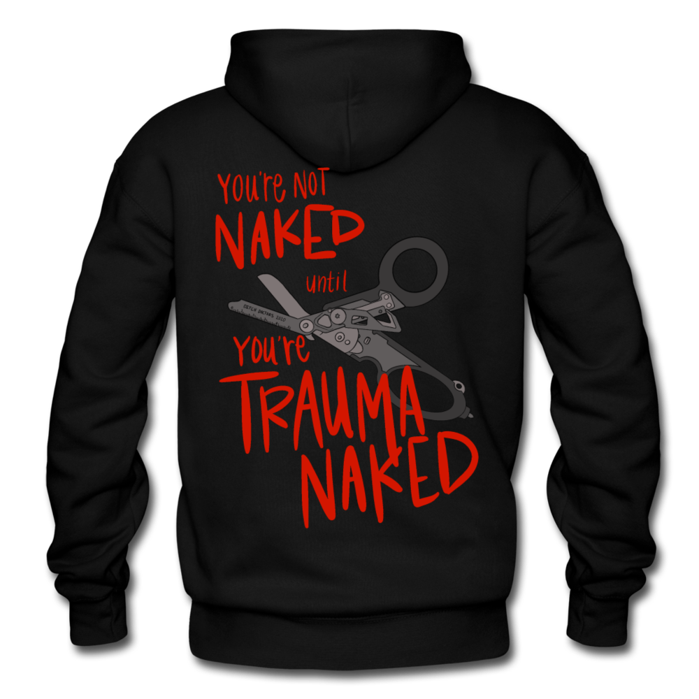 Trauma Naked Hoodie - black