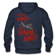 Load image into Gallery viewer, Trauma Naked Hoodie - navy
